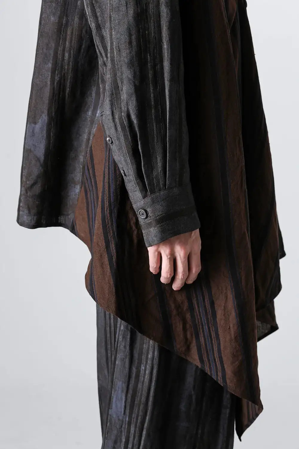 Asymmetic Paneled Shirt