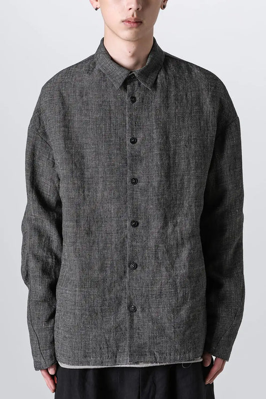 Jacket linen / glen check