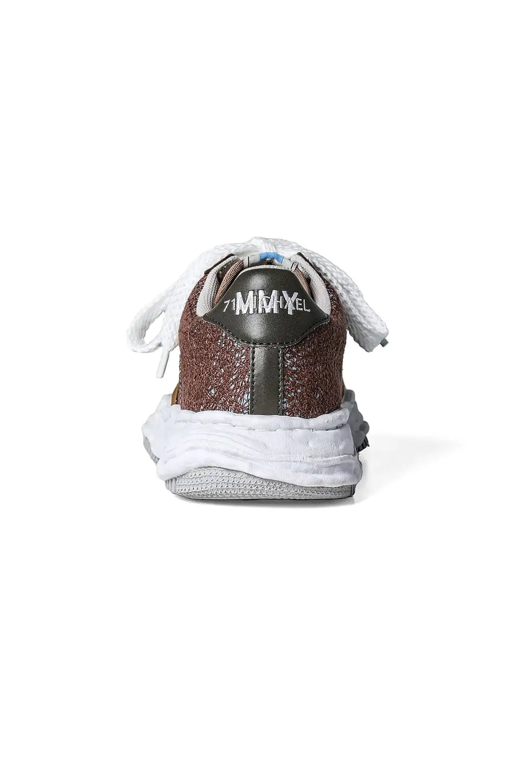 71 MICHAEL×MIHARA YASUHIRO Sneaker  EMBROIDERY WAYNE With BROOCH Brown