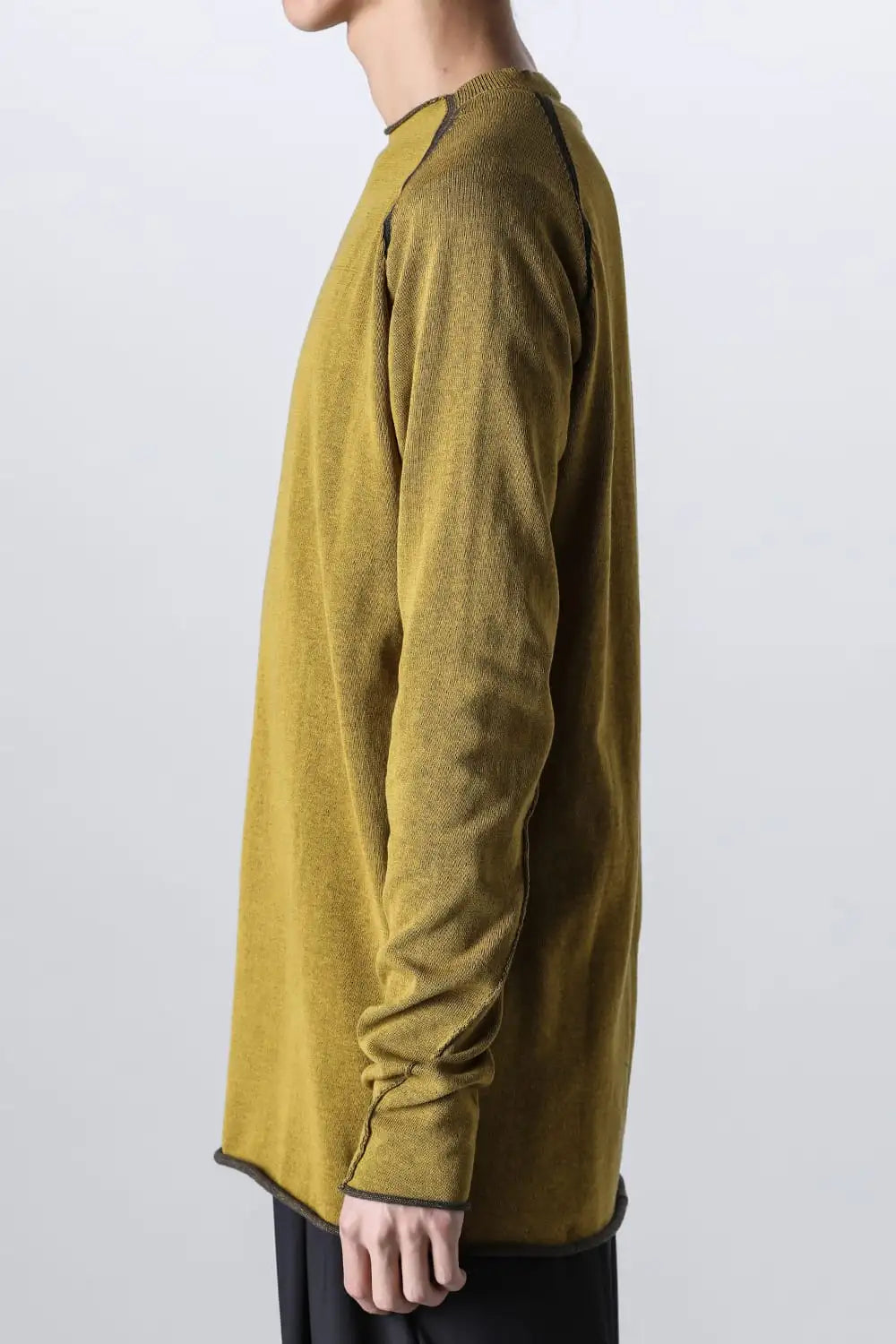 ロングスリーブハイツイストコットン Yellow