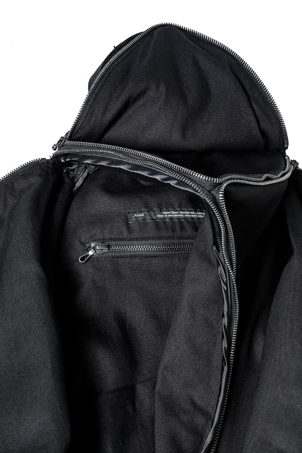 Nylon Twill Back Pack Black