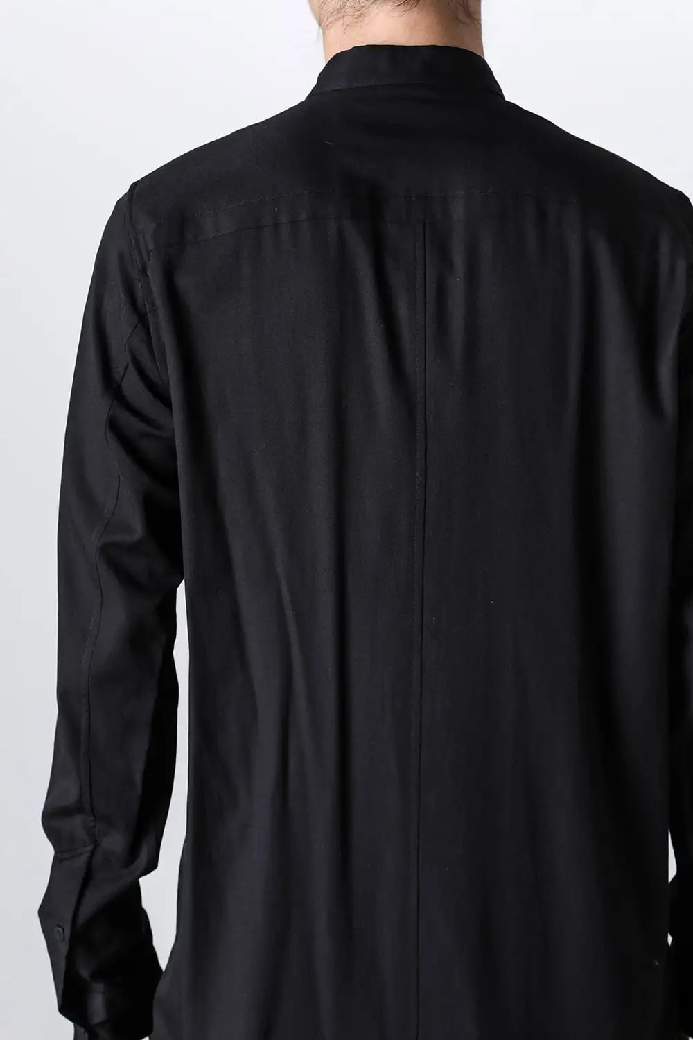 Rayon / Cotton Cloth Regular Collar Long Shirt