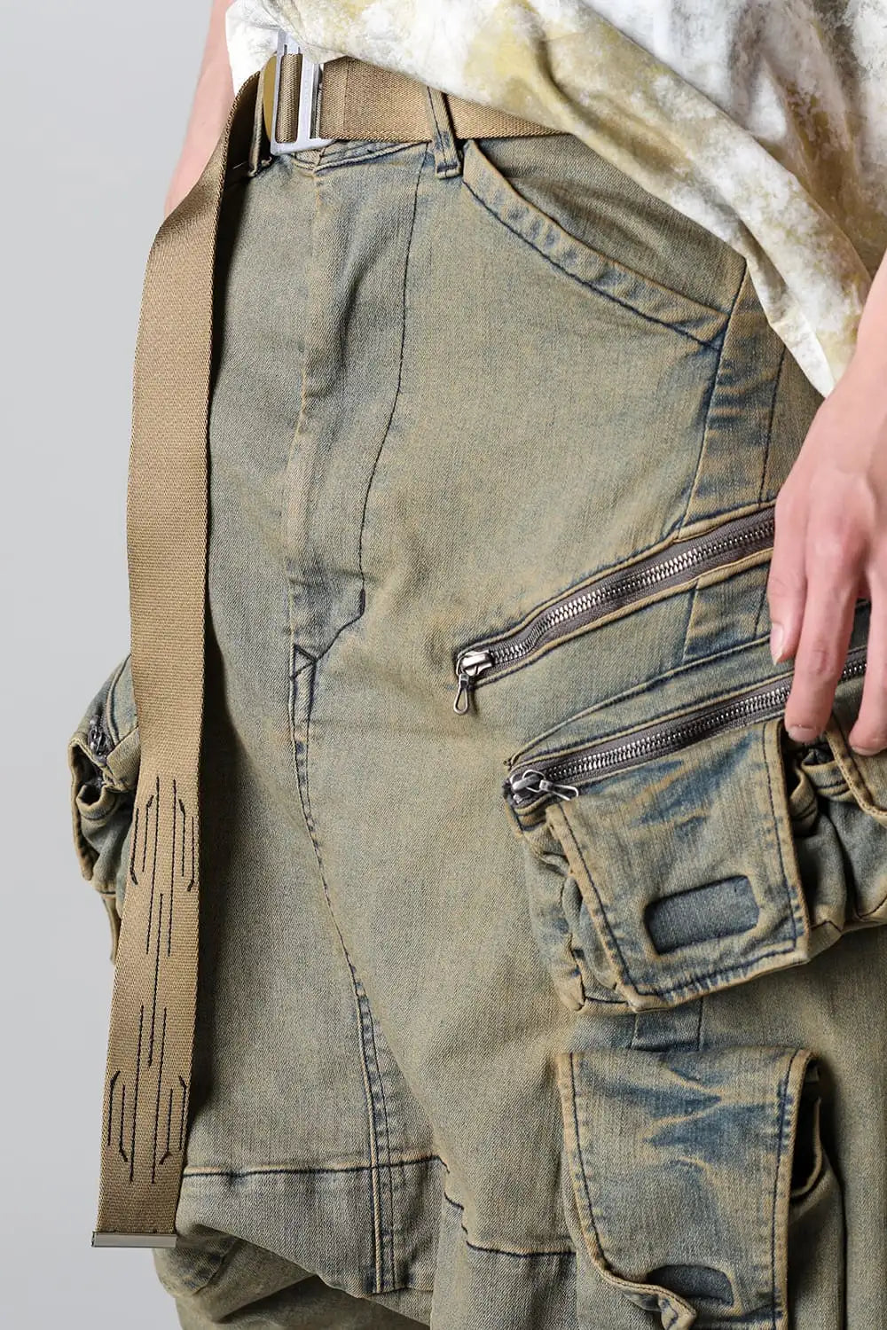 Nylon Tape Belt Umber