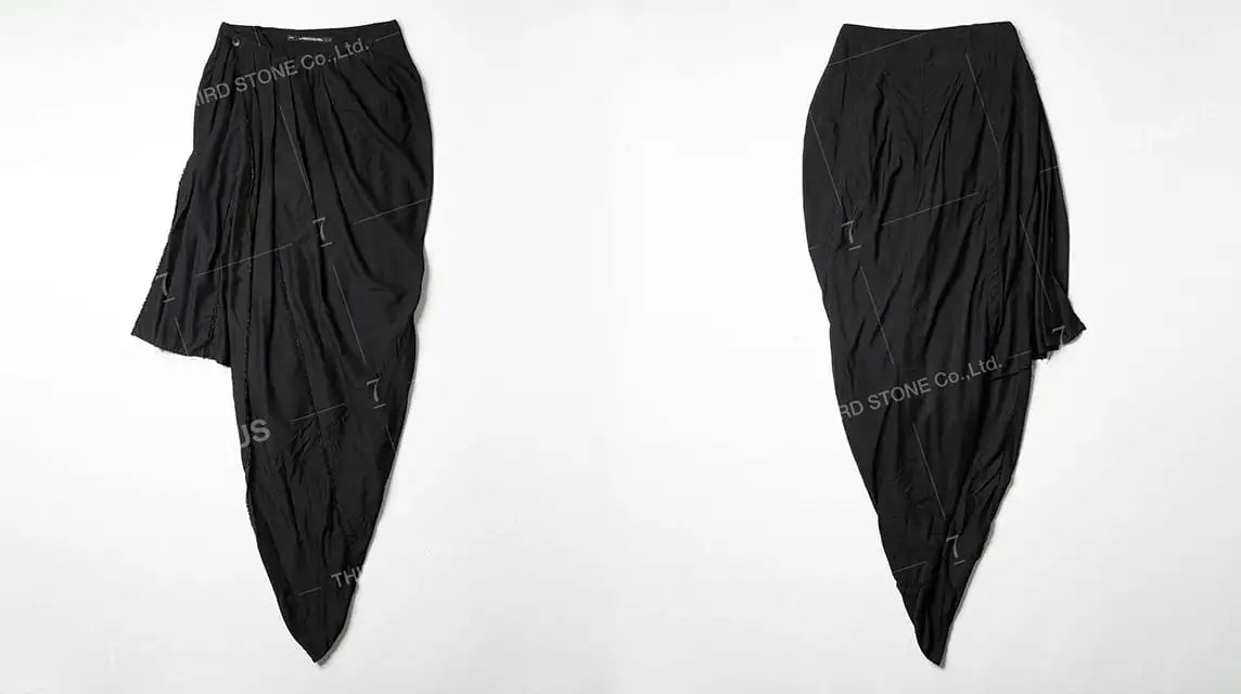 Silk / Bambooo Cloth / Skirt for Unisex 857SKU1 Black