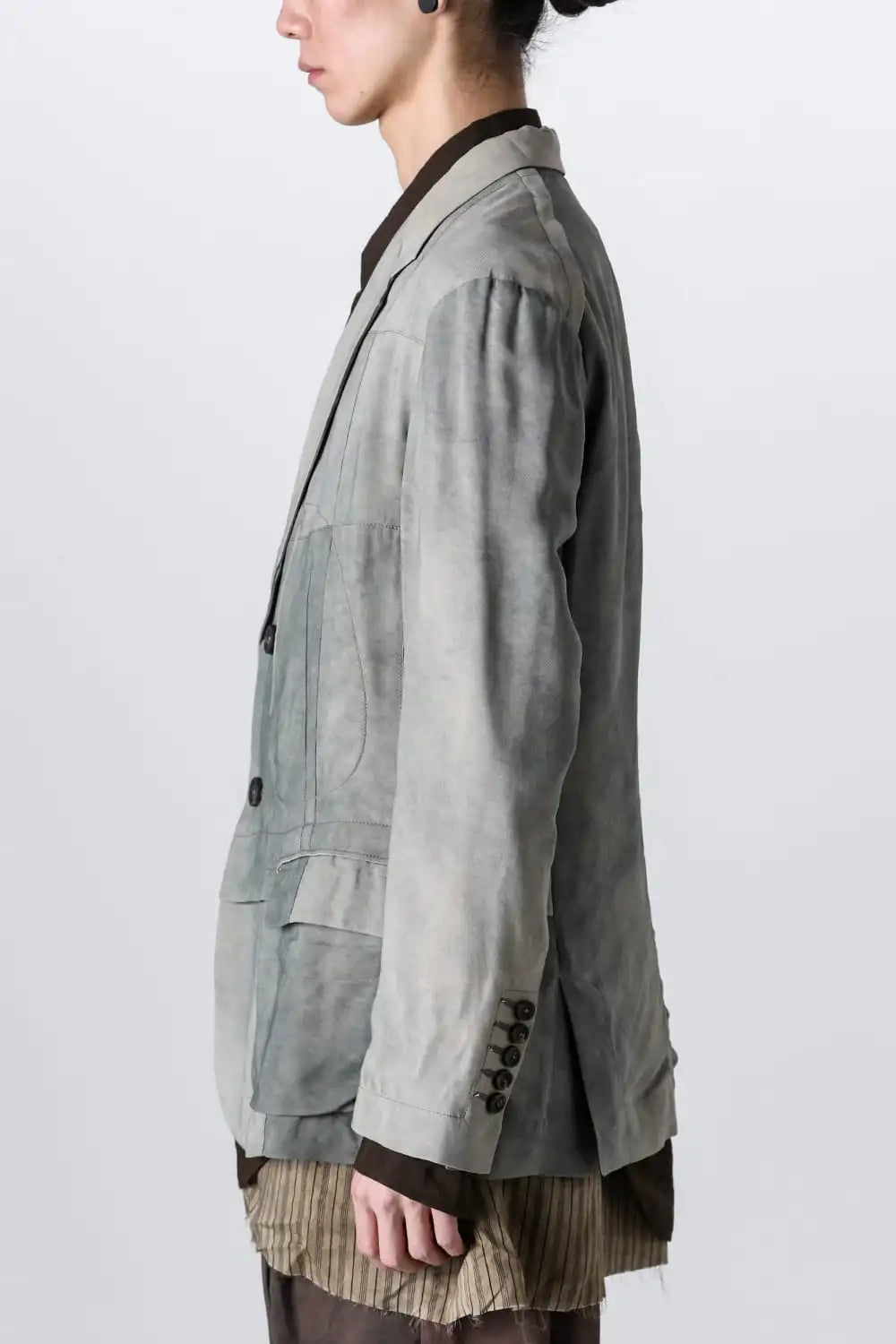 ルーズフィット 2ボタン ブレザー