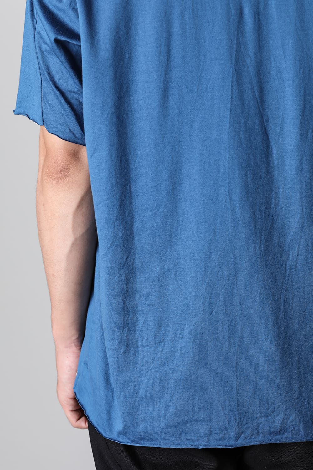 Sea Island cotton Short Sleeve T-shirt Blue