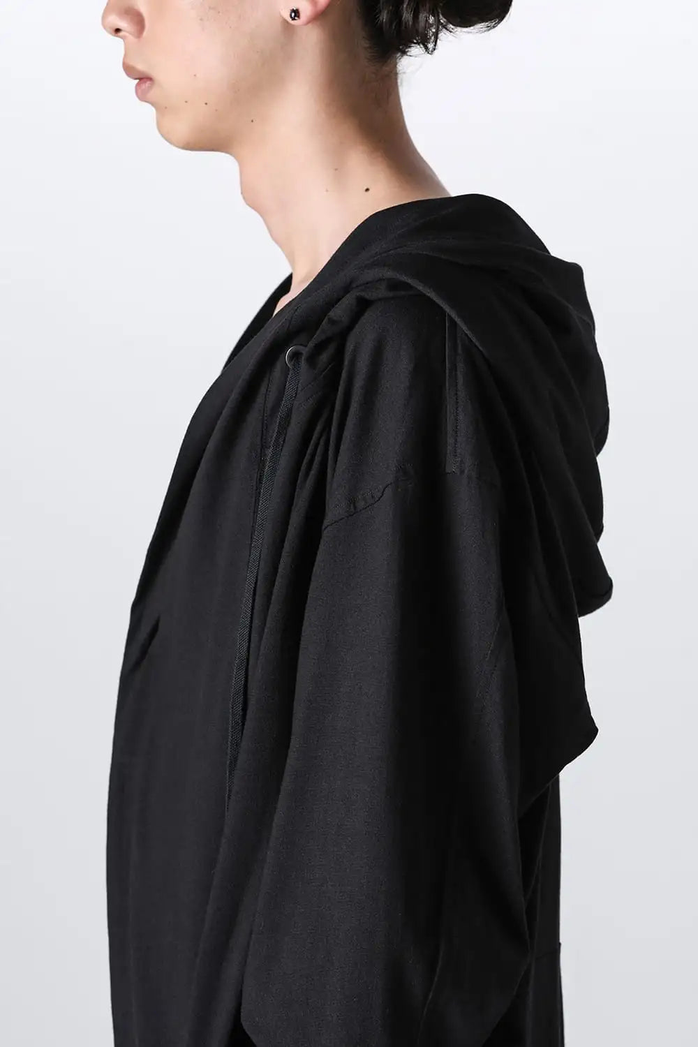 Cotton / Modal Jersey Long Cardigan