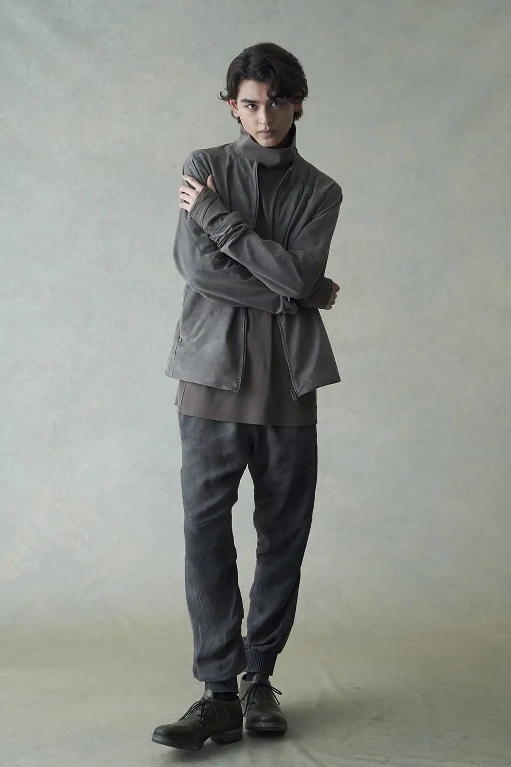 Jogger pants High twist viscose