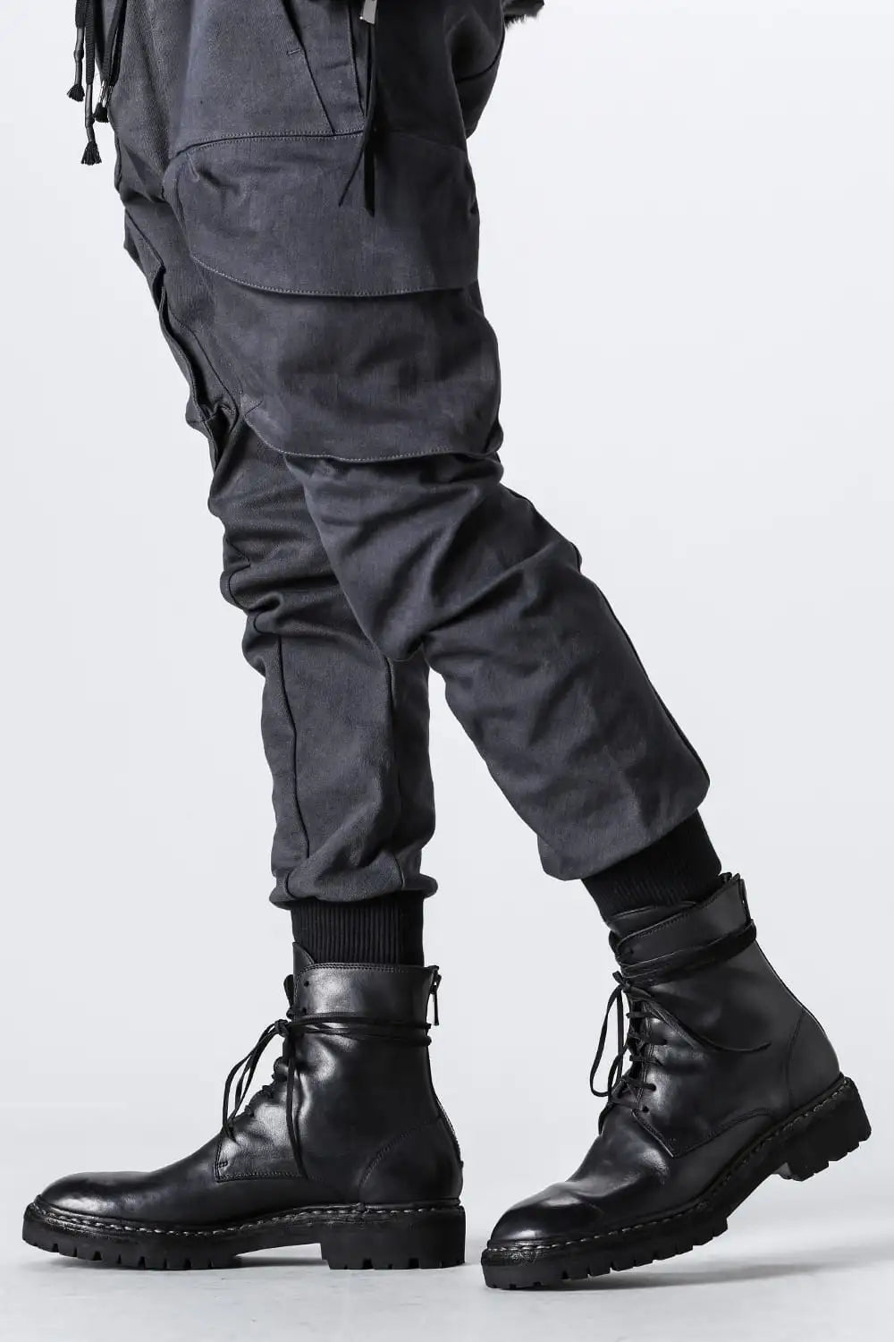 Norwegian welted Vibram-sole Back Zip Race Up Boots Horse Full Grain - 795BZV_N