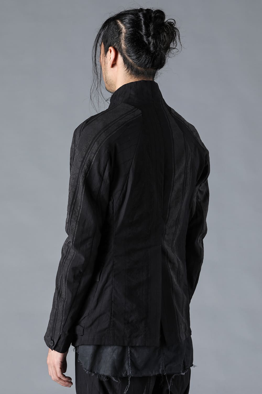 Crack Random Stripe Jacquard Jacket