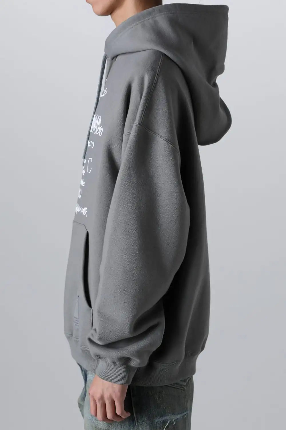 NEIGHBORHOOD × Yohji Yamamoto Pint Hoodie Gray