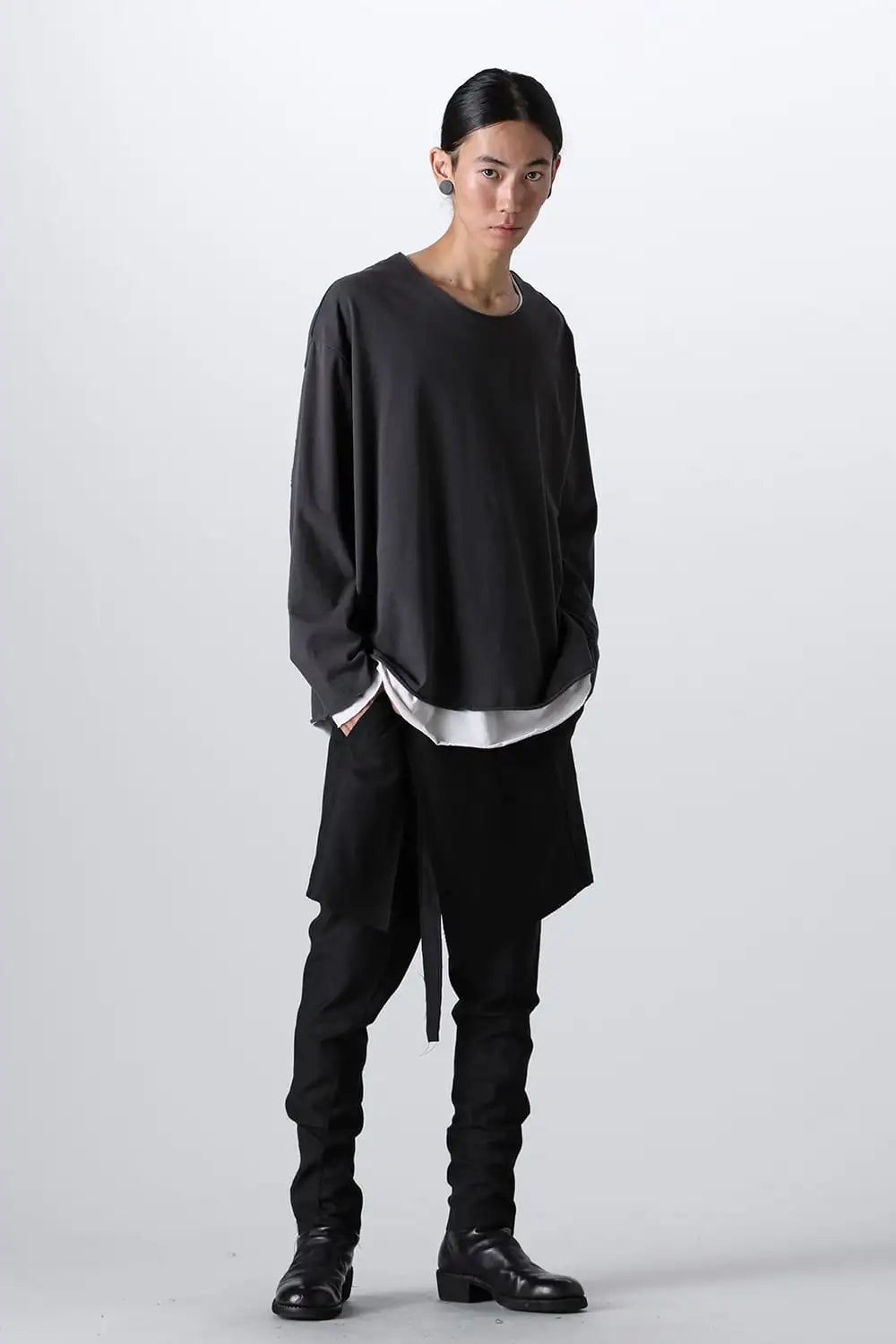 Layered Cutsew Deluxe Over D.Gray / L.Gray