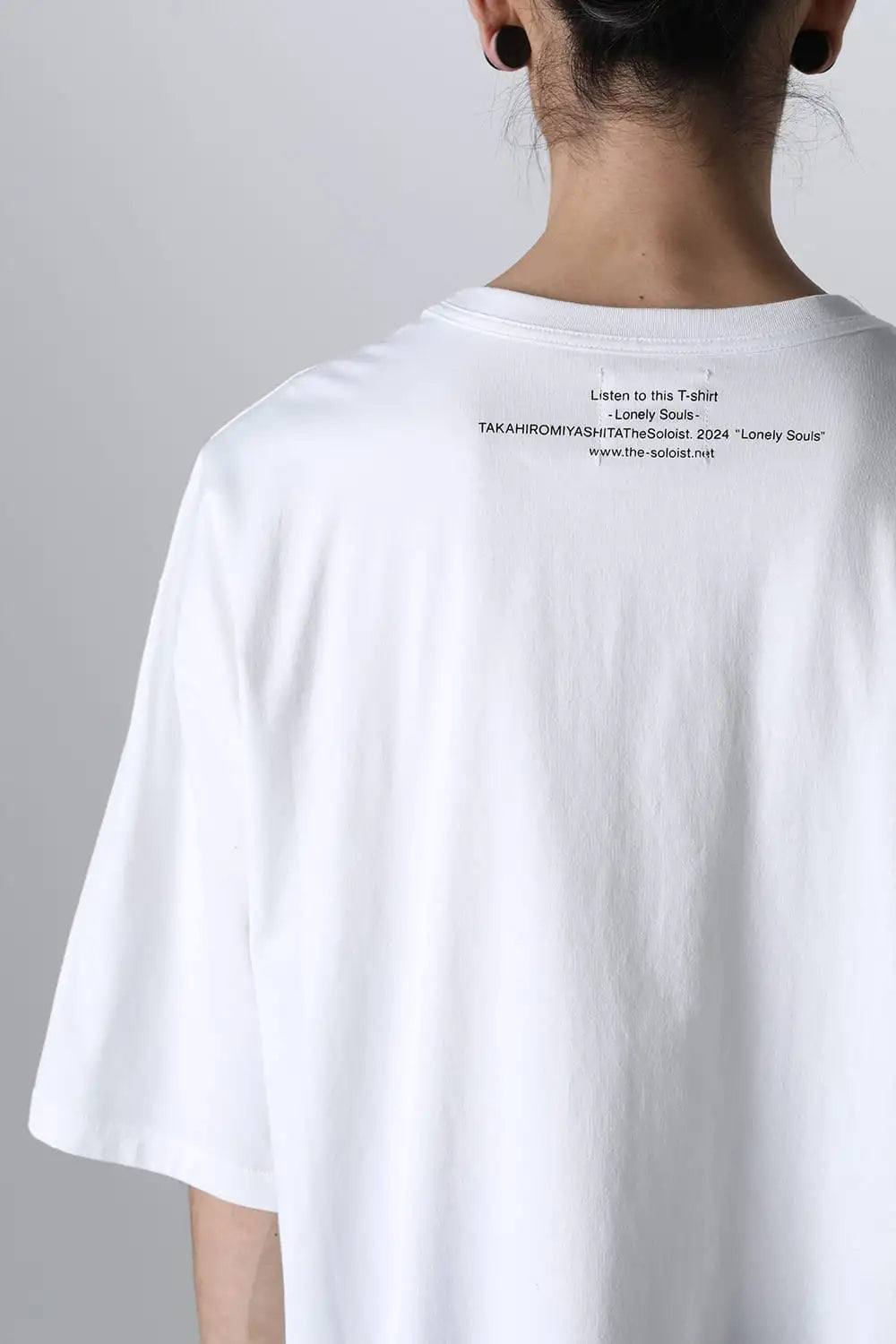 lonely souls. (oversized s/s pocket tee) White