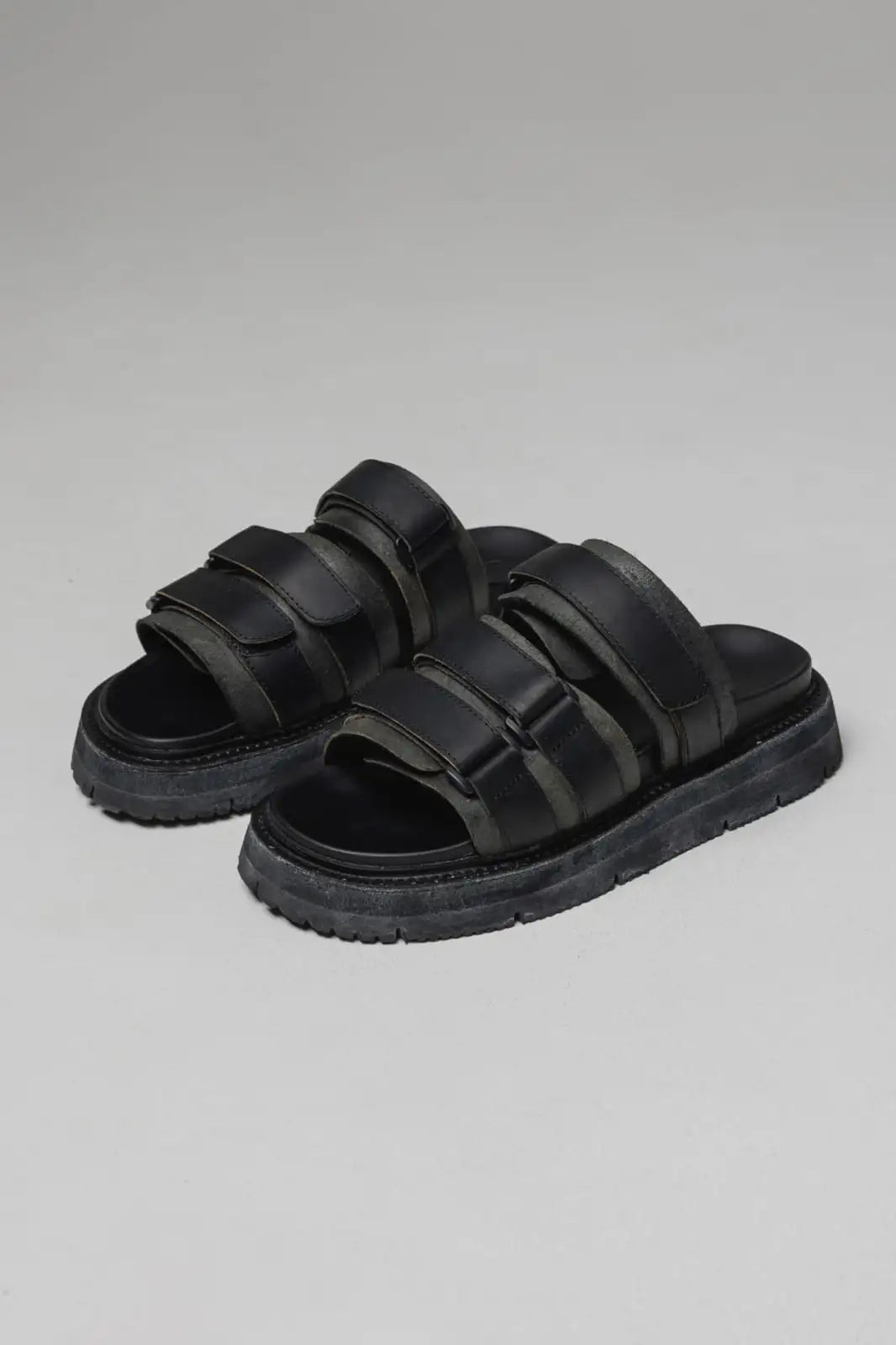 Sandals calf leather Black