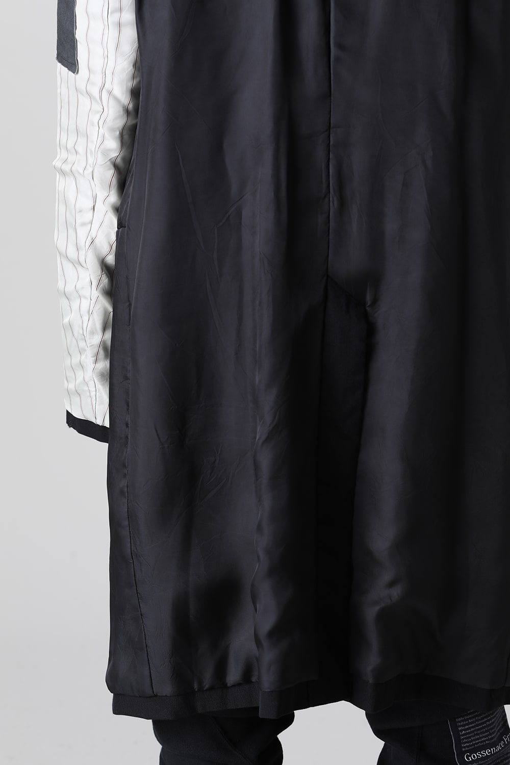 Oversized Long Jacket w/Printed Patches