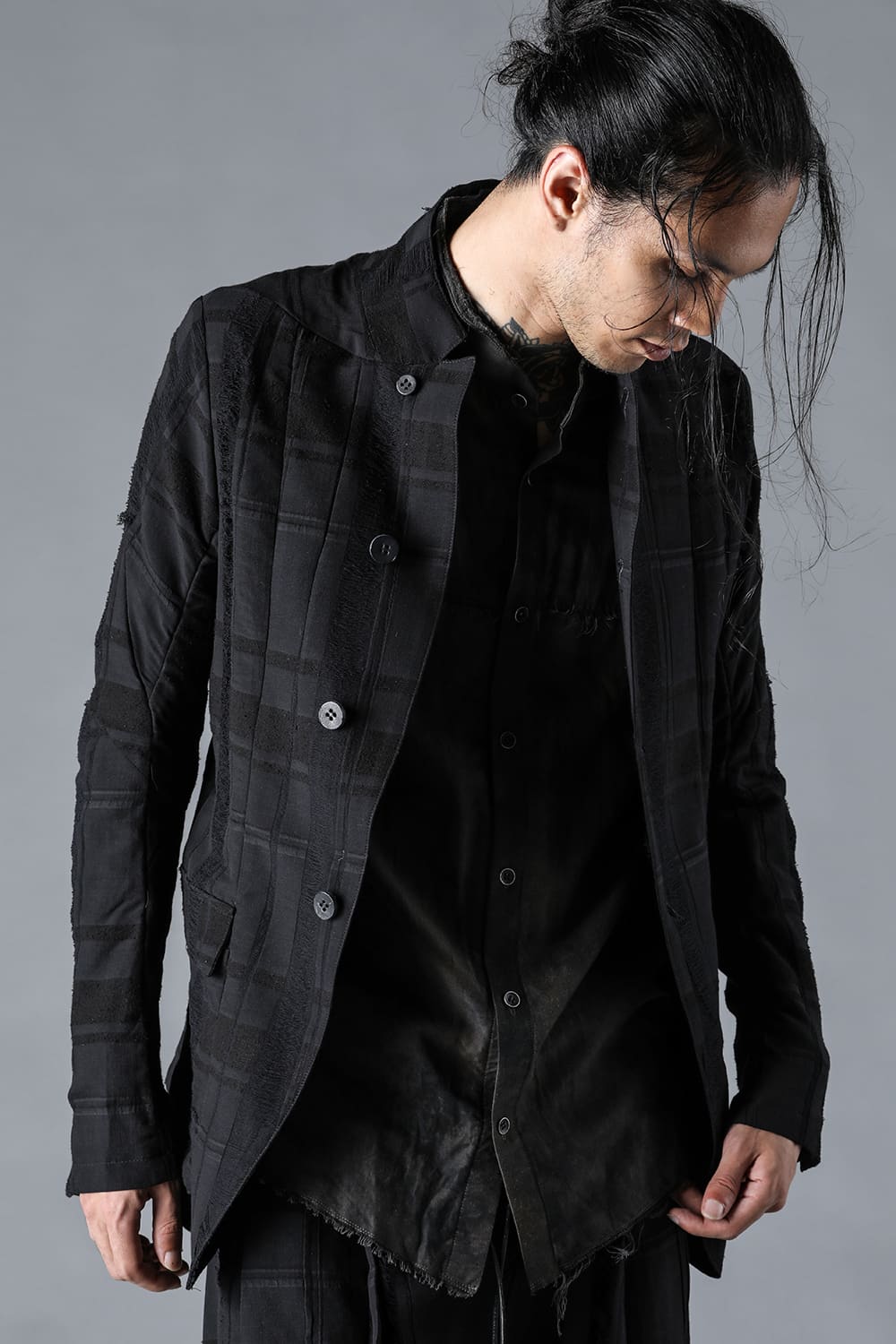 Check Jacquard Jacket