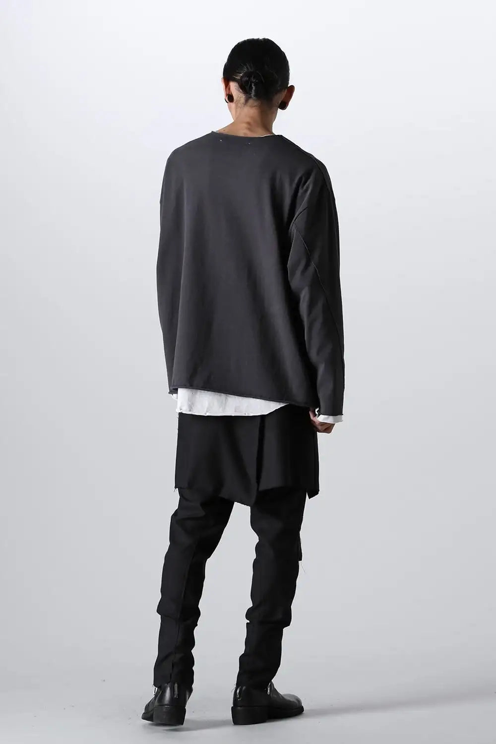 Layered Cutsew Deluxe Over D.Gray / L.Gray