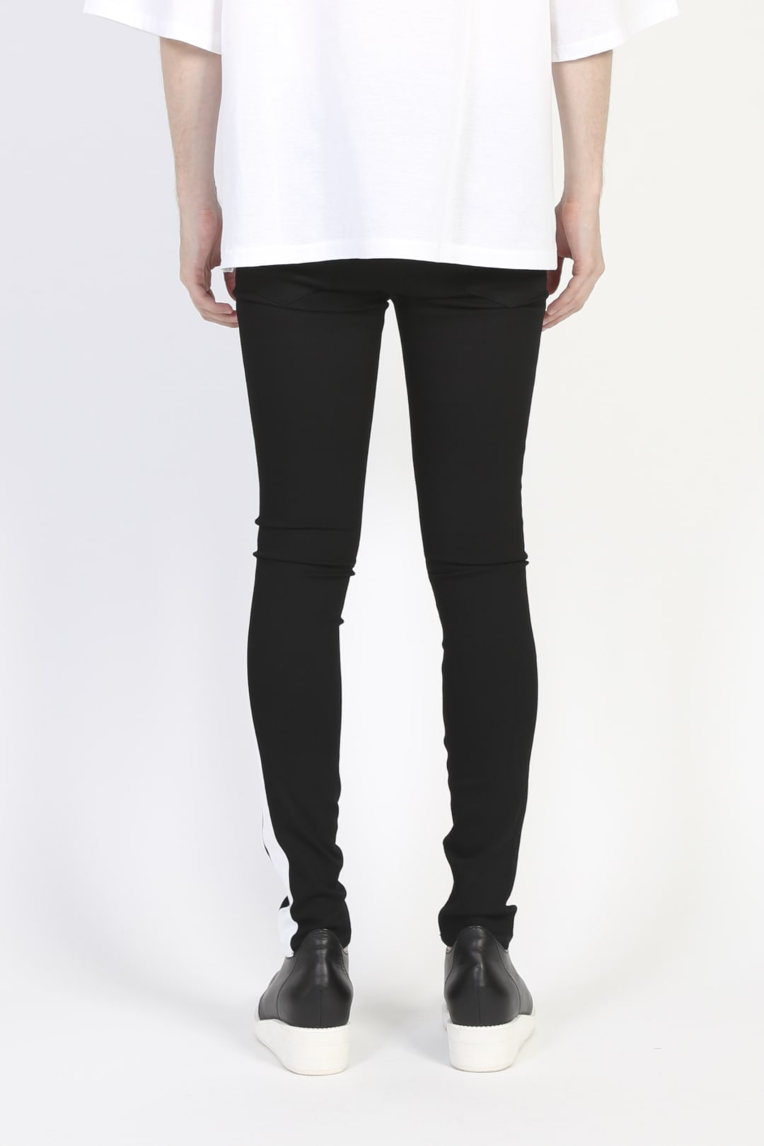 EX FIT DENIM SKINNY SIDE STRIPE RUBBER
