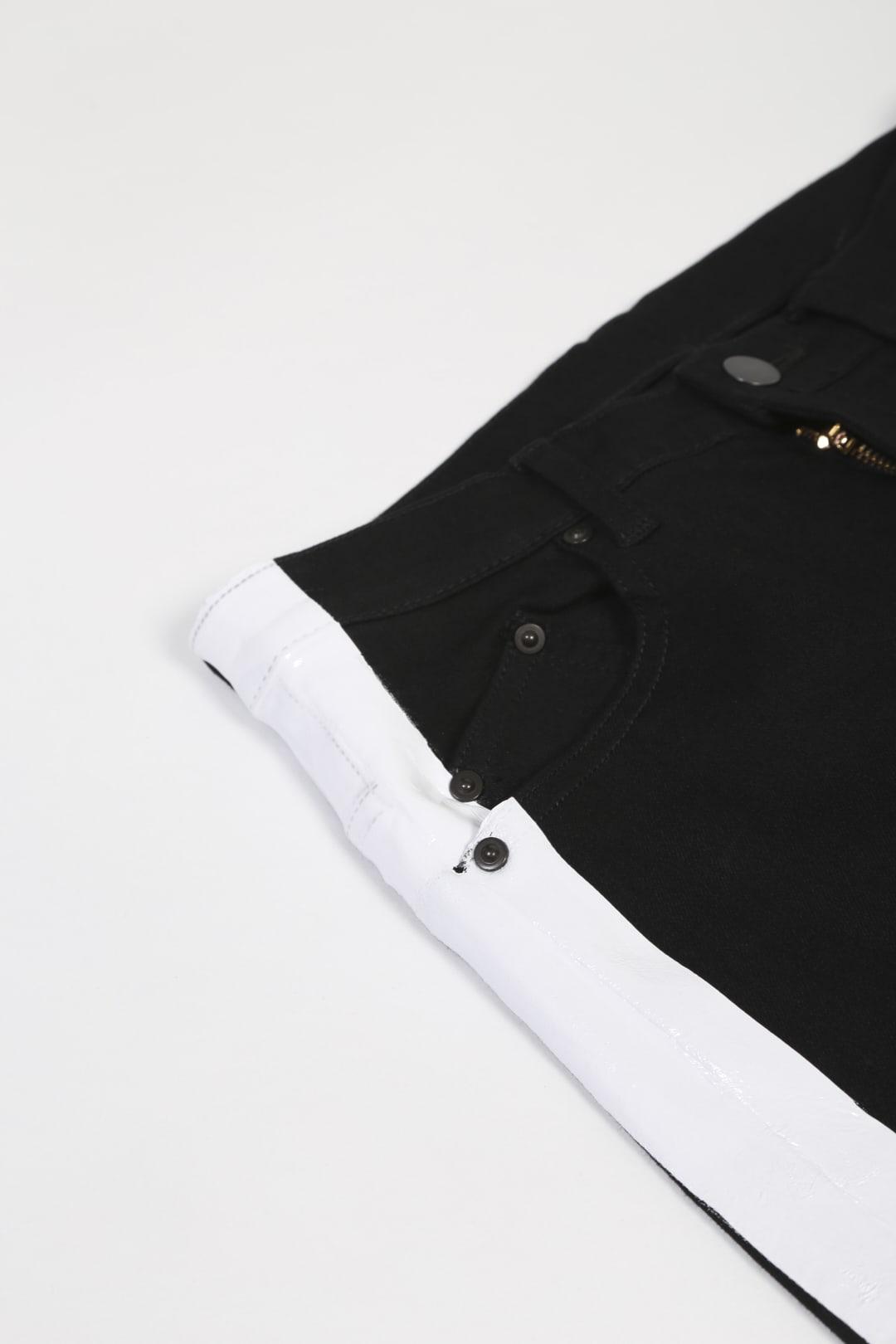 EX FIT DENIM SKINNY SIDE STRIPE RUBBER