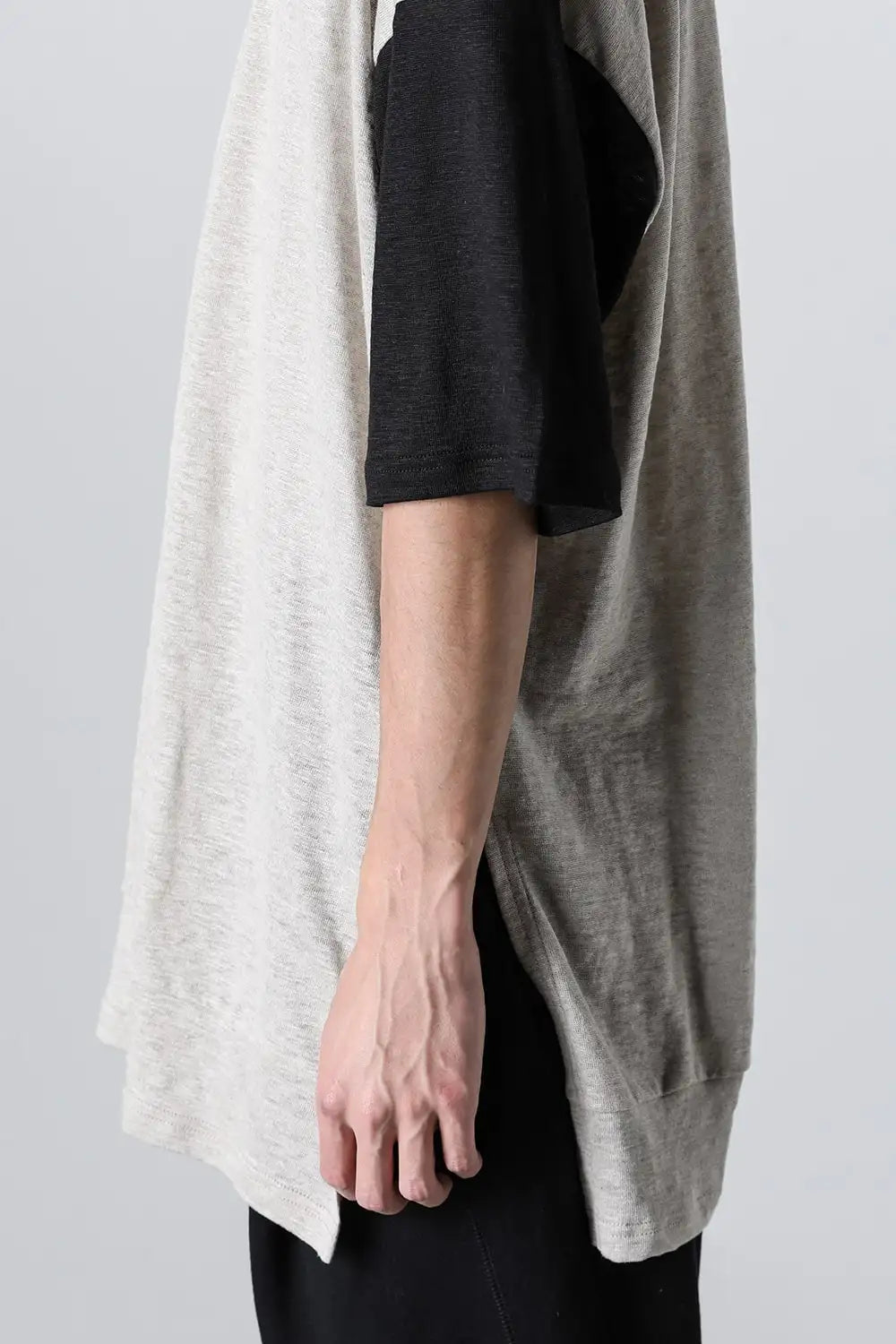 Layered Short Sleeve Reversible T-shirt