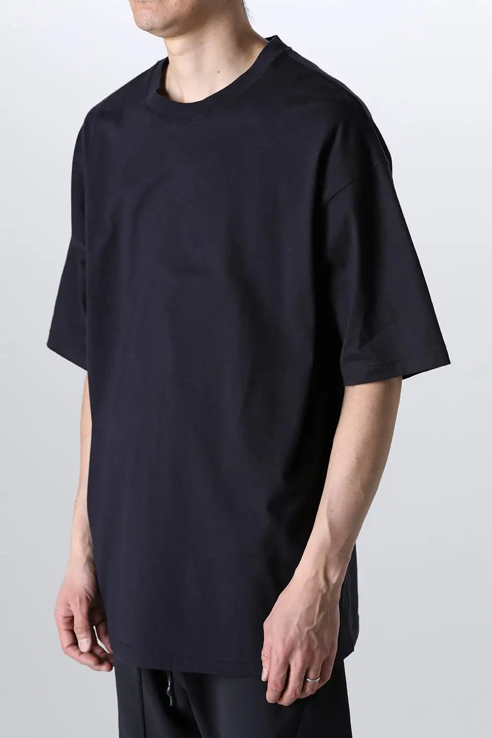 ドロップショルダーTシャツネイビー