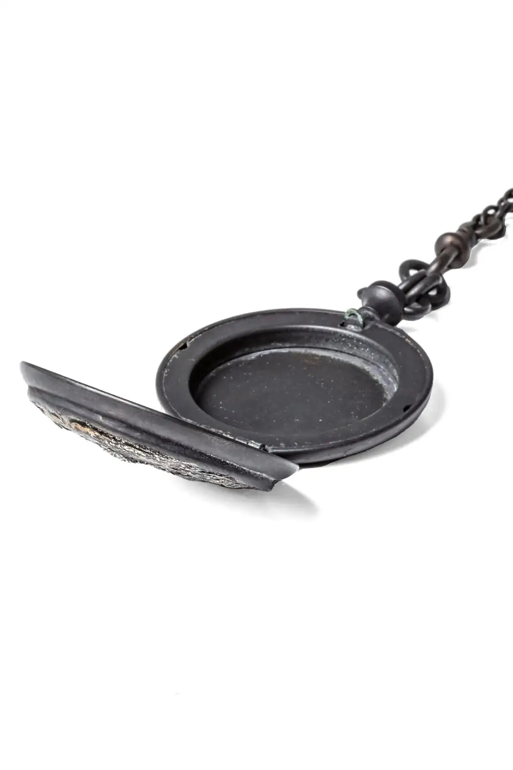 Meteoritic Texture Pocket Watch Style Pendent 04