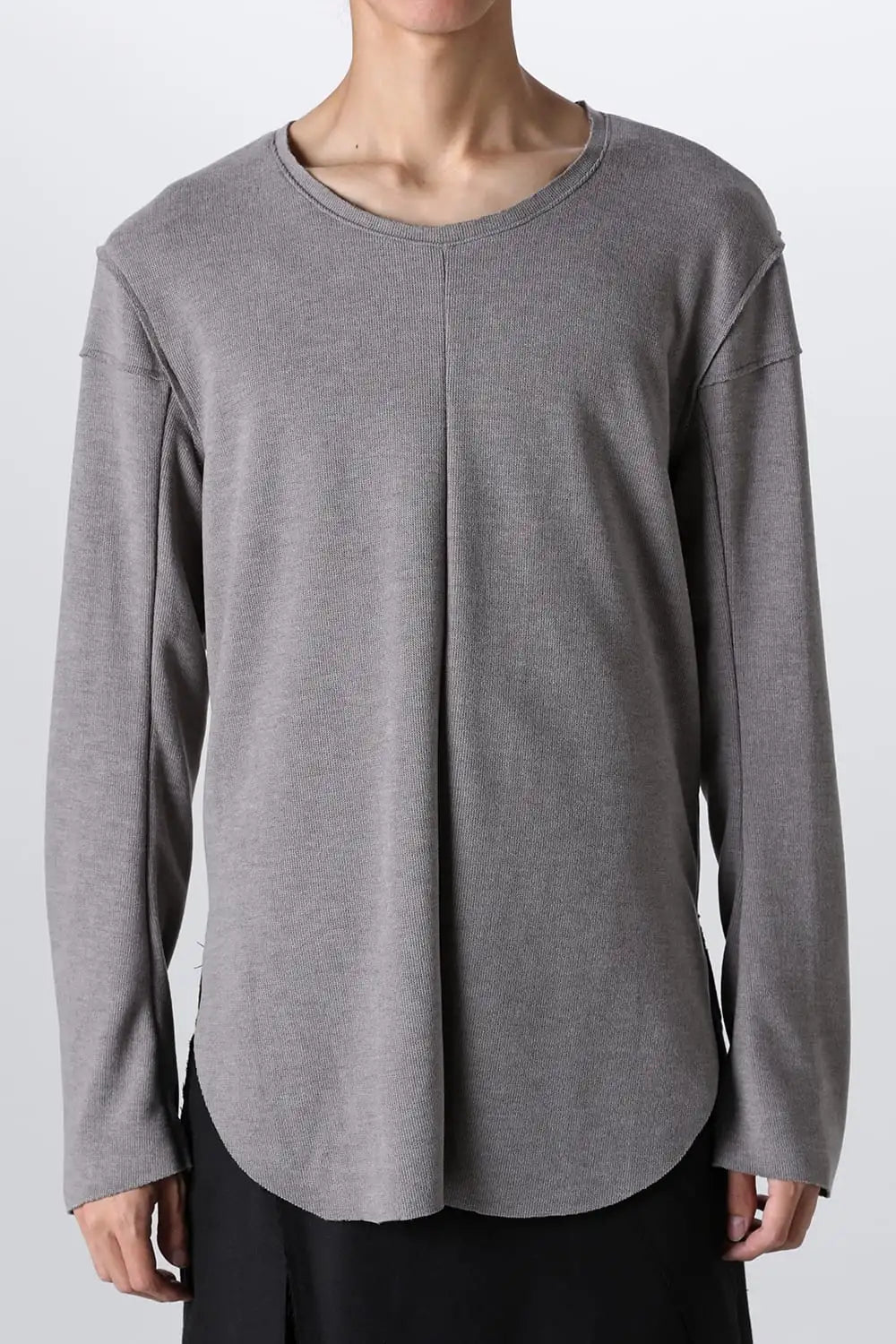 Separated Knit (Vest & 2 Shoulder L/S) L.Gray