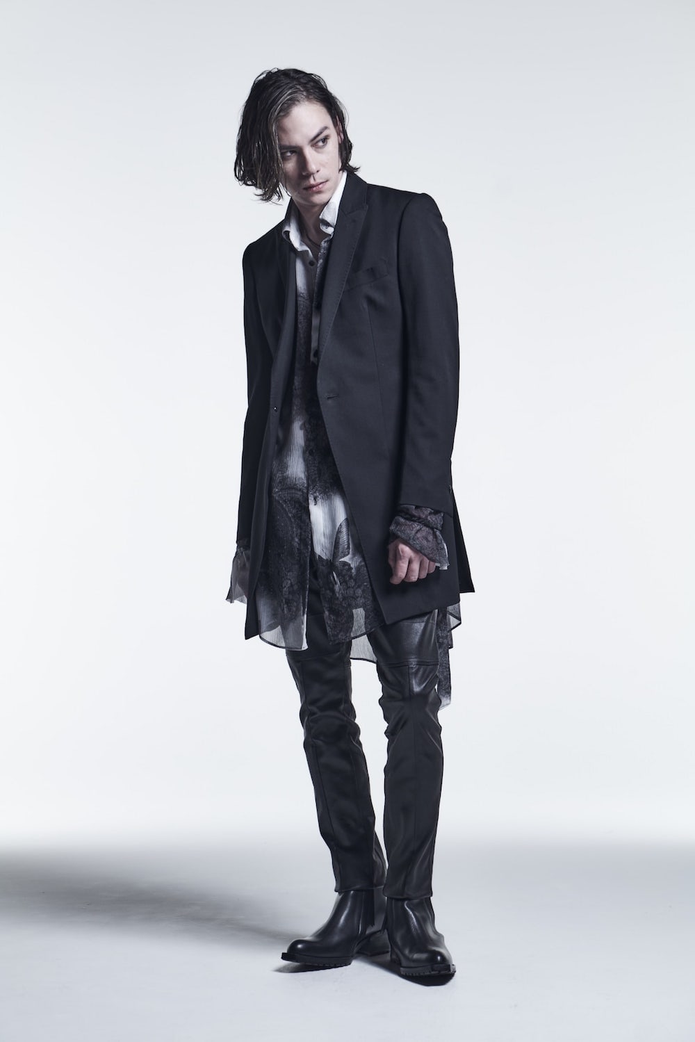 Leather Saruel Pants