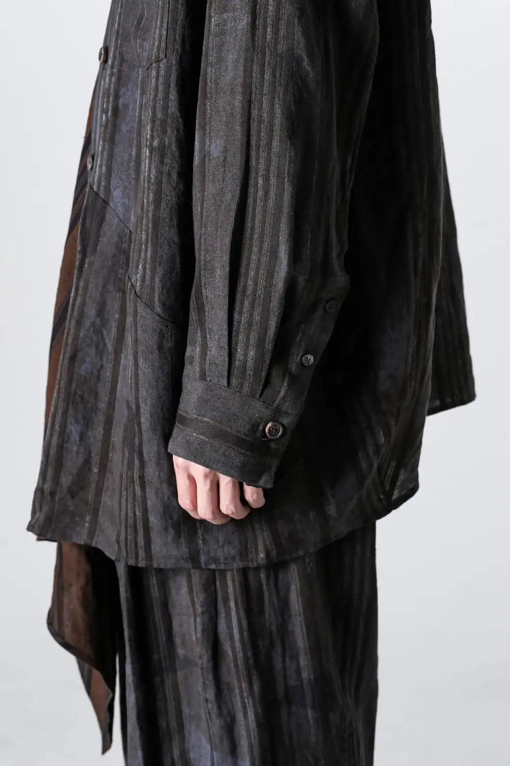 Asymmetic Paneled Shirt