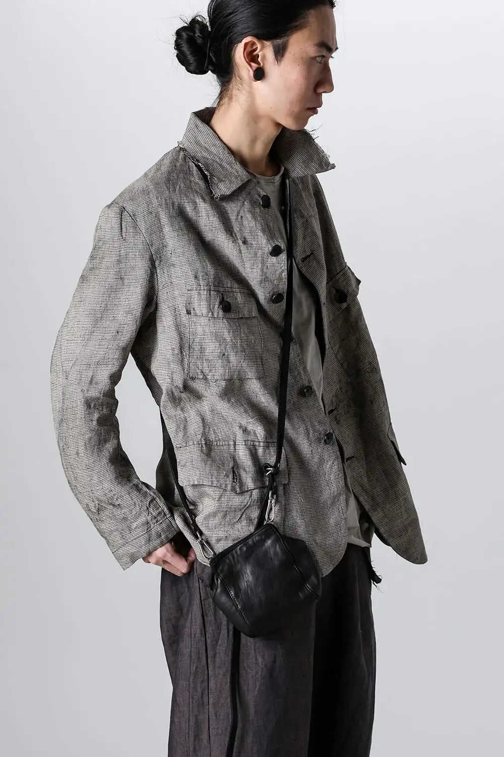 Mini Shoulder Bag Soft Horse Full Grain - RT02 Black