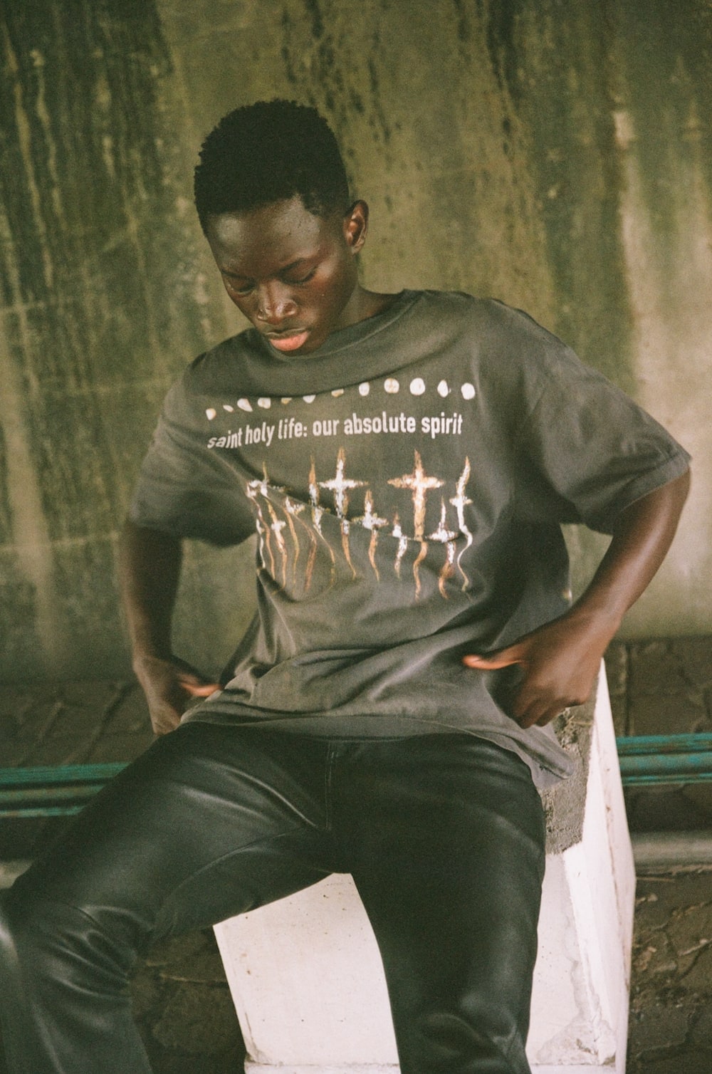 FORSOMEONE × ©SAINT M×××××× GOD Short sleeve T-shirt