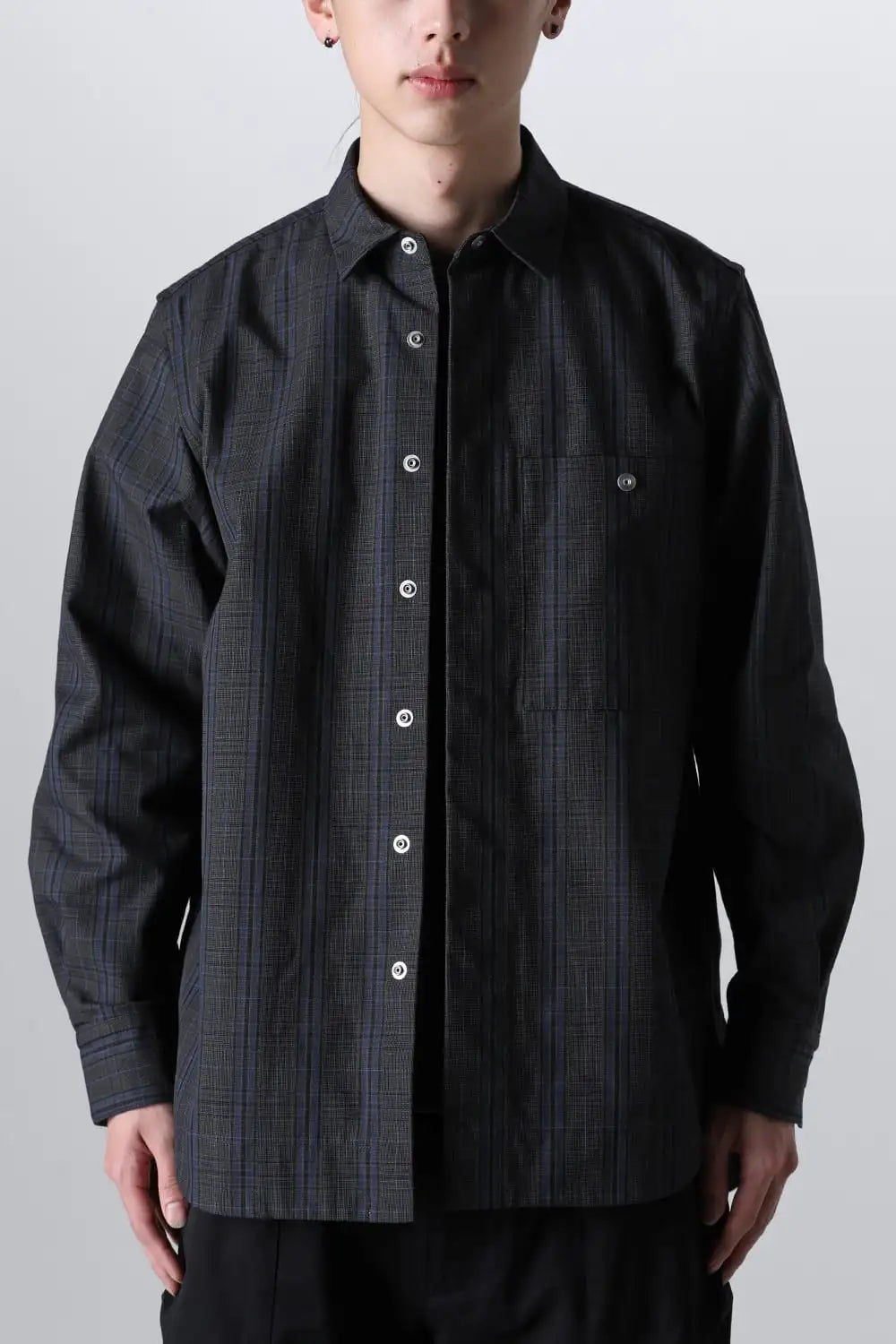 シャツブルゾン テクノタータンチェック