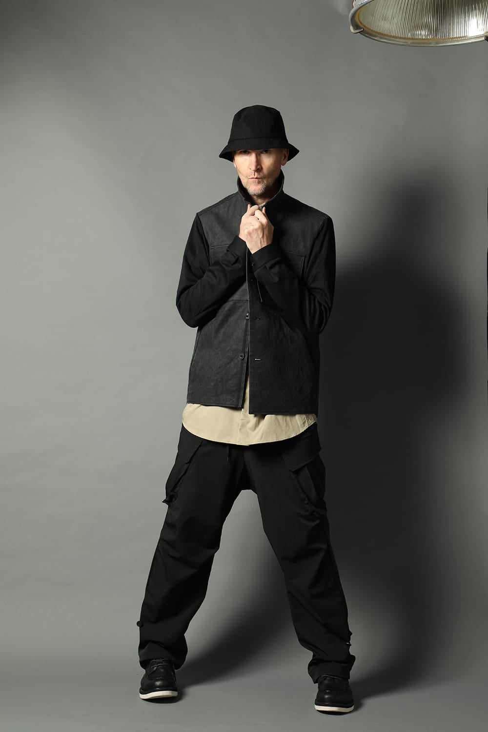 Leather CPO shirt Dyneema leather