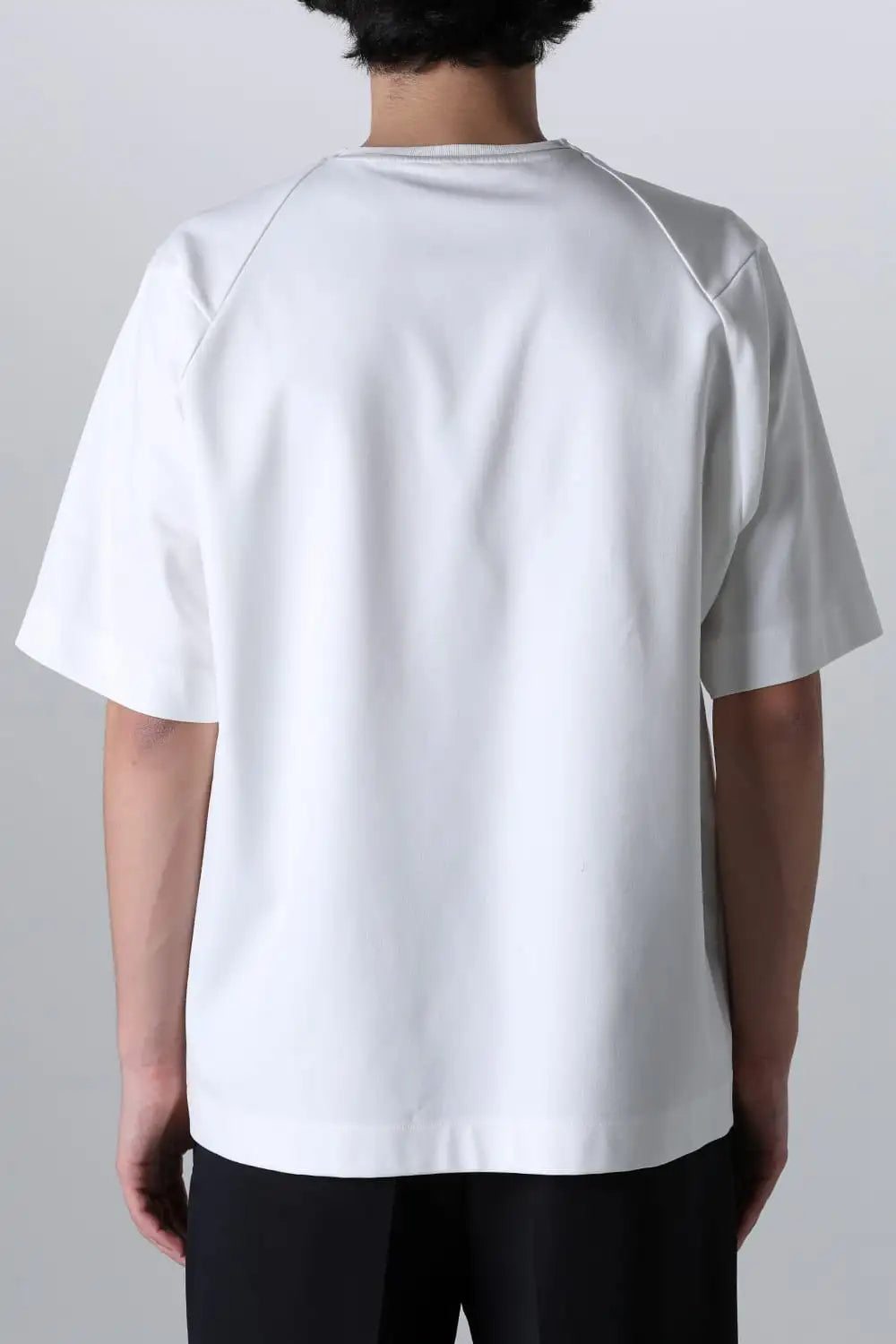 ショートスリーブTシャツ White × White cord