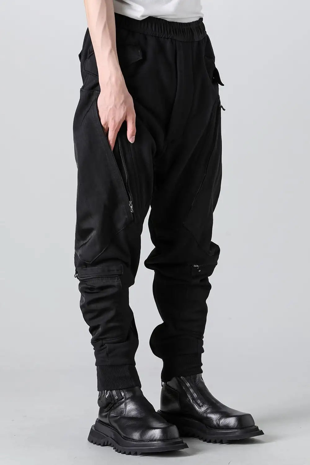 Cotton Sweat Long Zip Pants