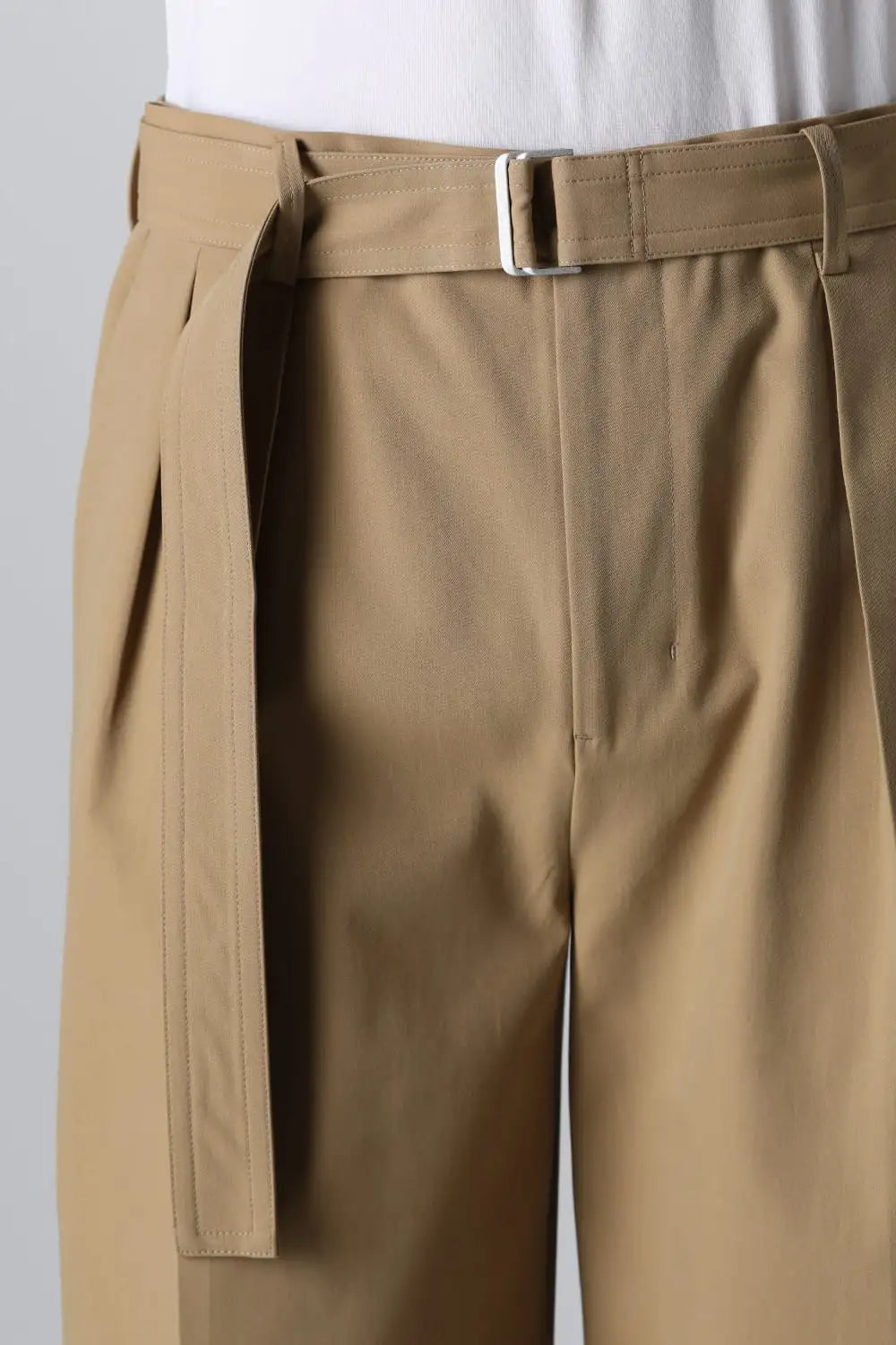 Belted Buggy Trousers  Camel