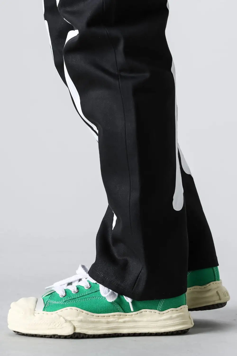 HANK- Original sole sneaker LOW Cut canvas Vintage like Sole Green