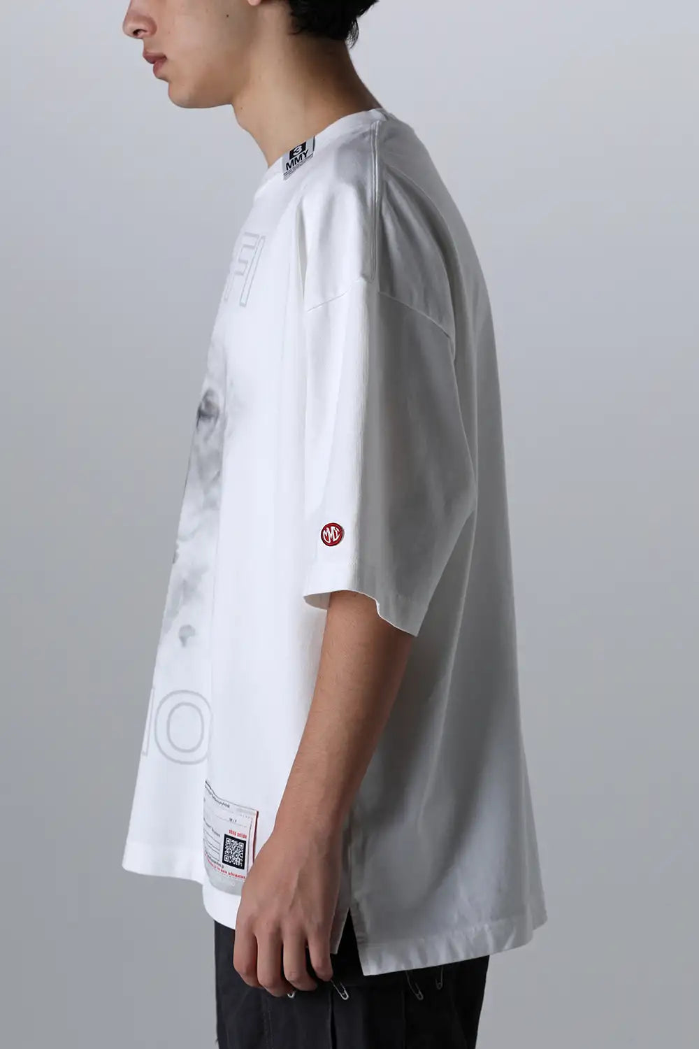 Dog Printed Tee White