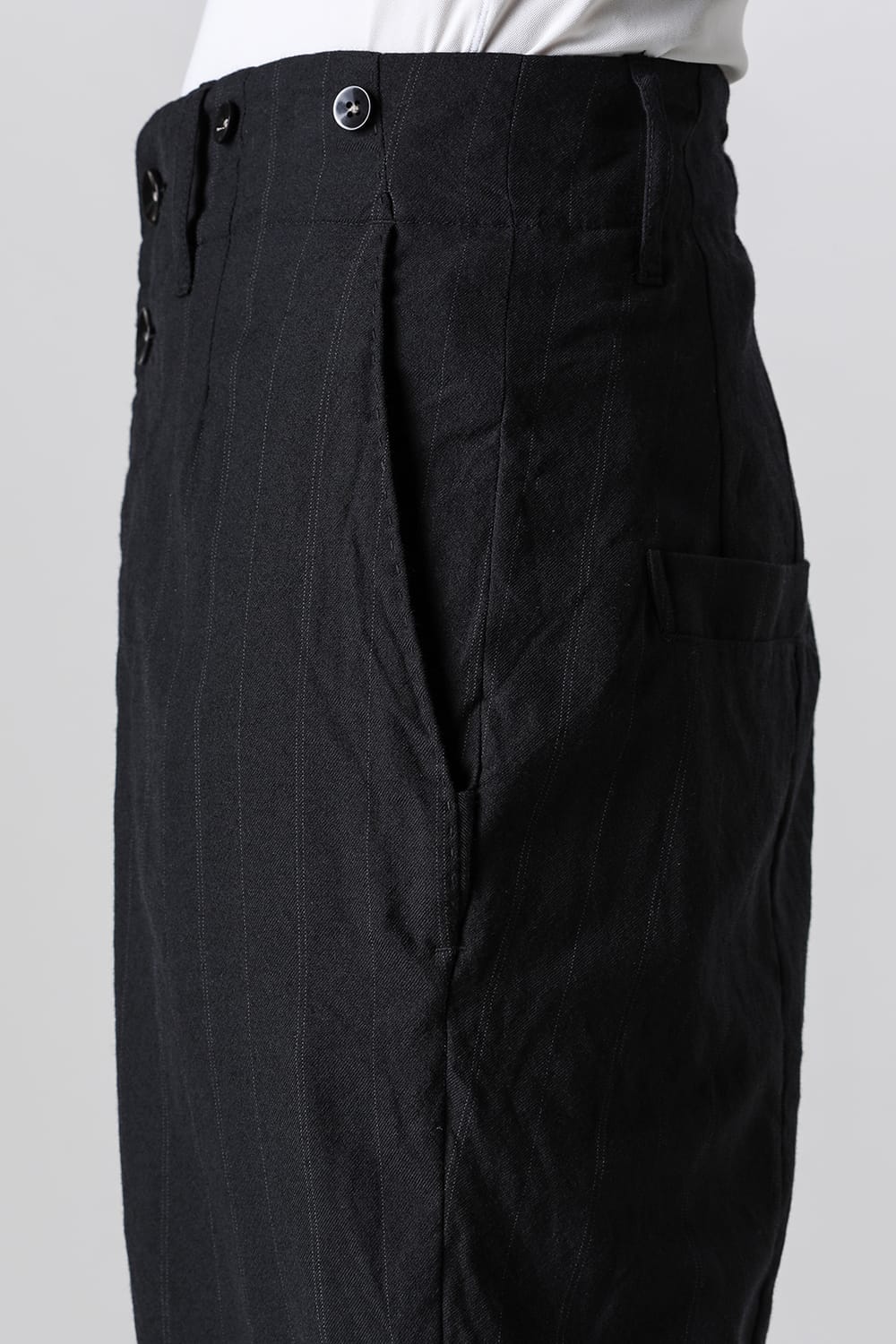 New Silhouette Trousers Stripe Serge Wool DRIFTER( ST ver.)