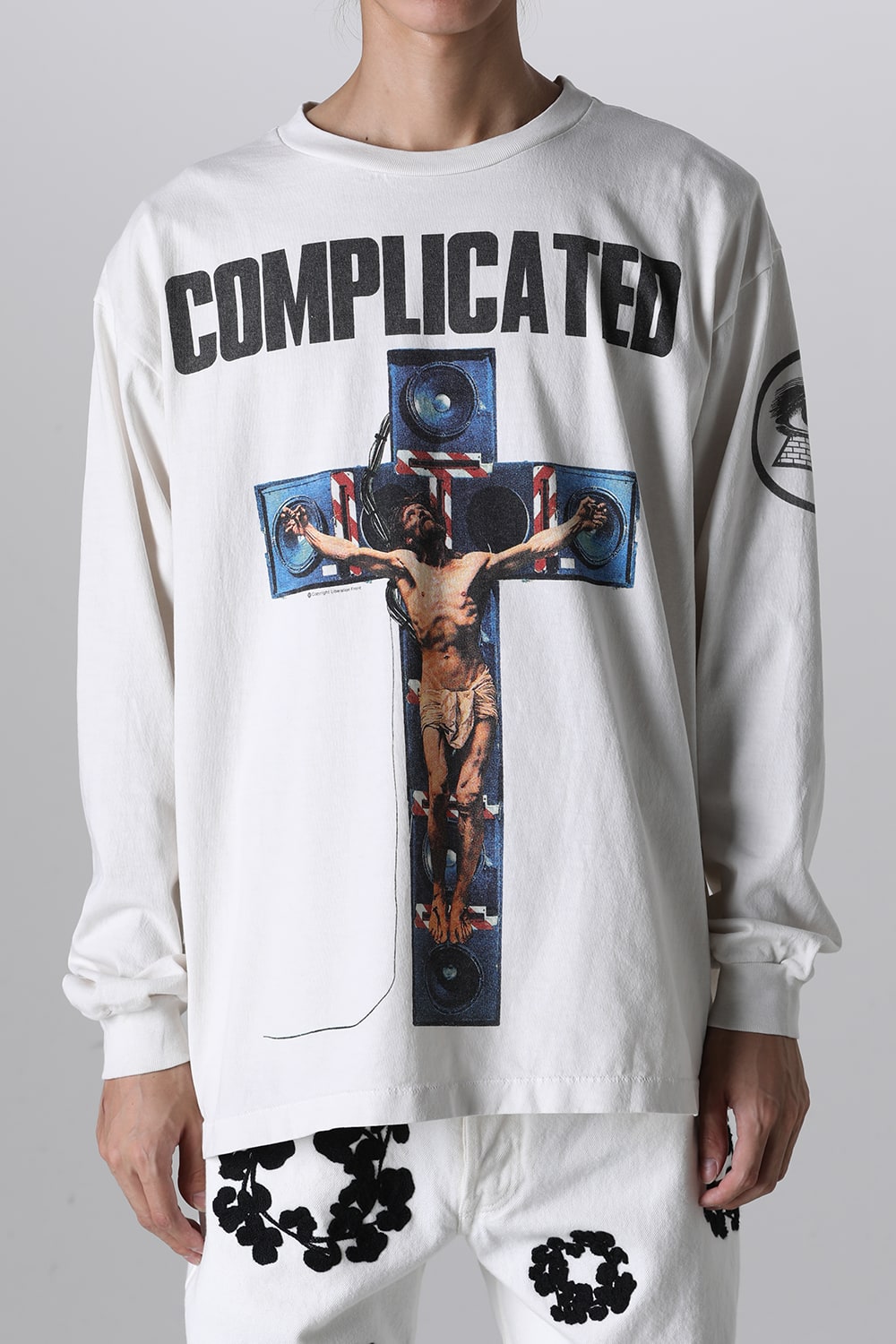 KOSUKE KAWAMURA × ©SAINT M×××××× COMPLICATED Long sleeve T-shirt