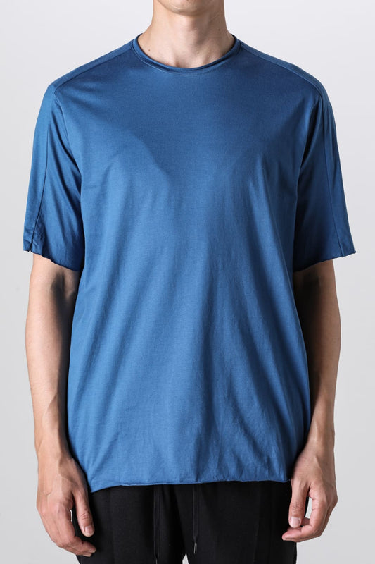 Sea Island cotton Short Sleeve T-shirt Blue