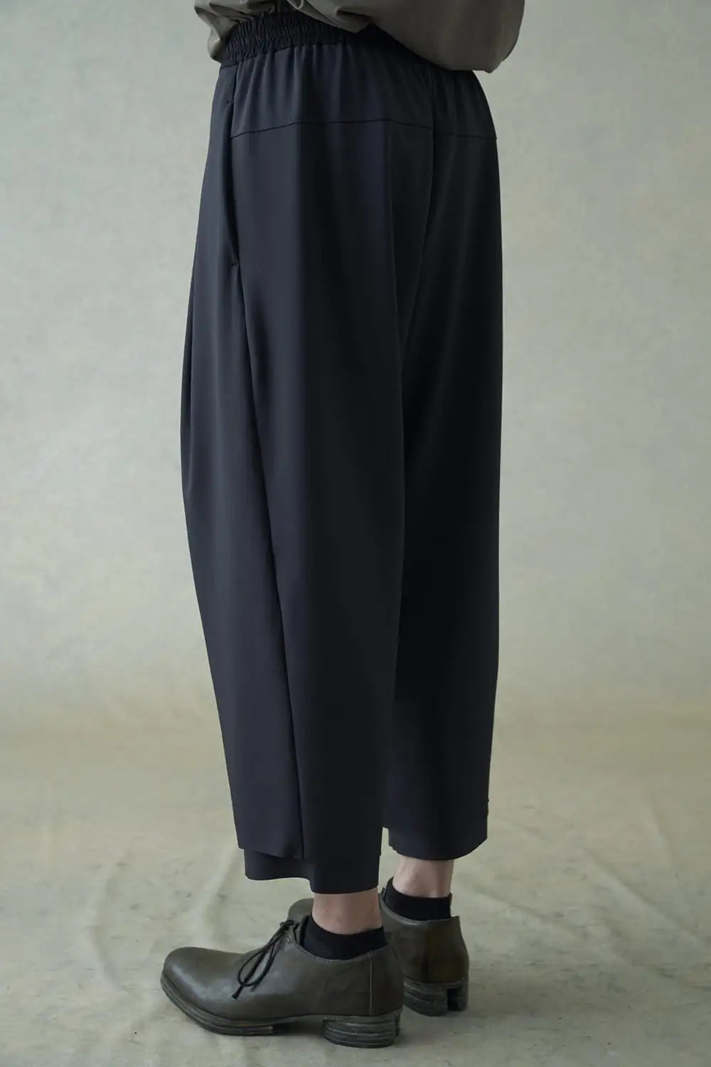 クロップドパンツ ハイブリット ヤーン ジャージー