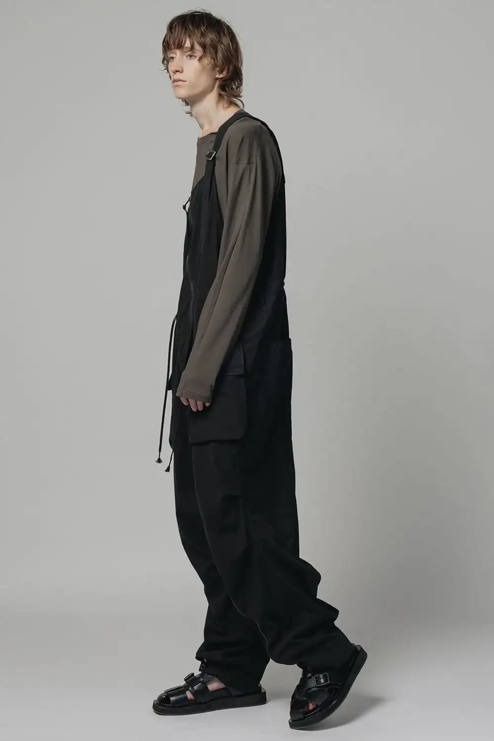 強撚ドライコットン オーバーオール