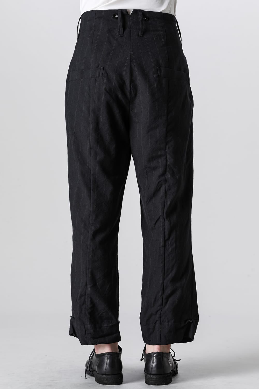 New Silhouette Trousers Stripe Serge Wool DRIFTER( ST ver.)