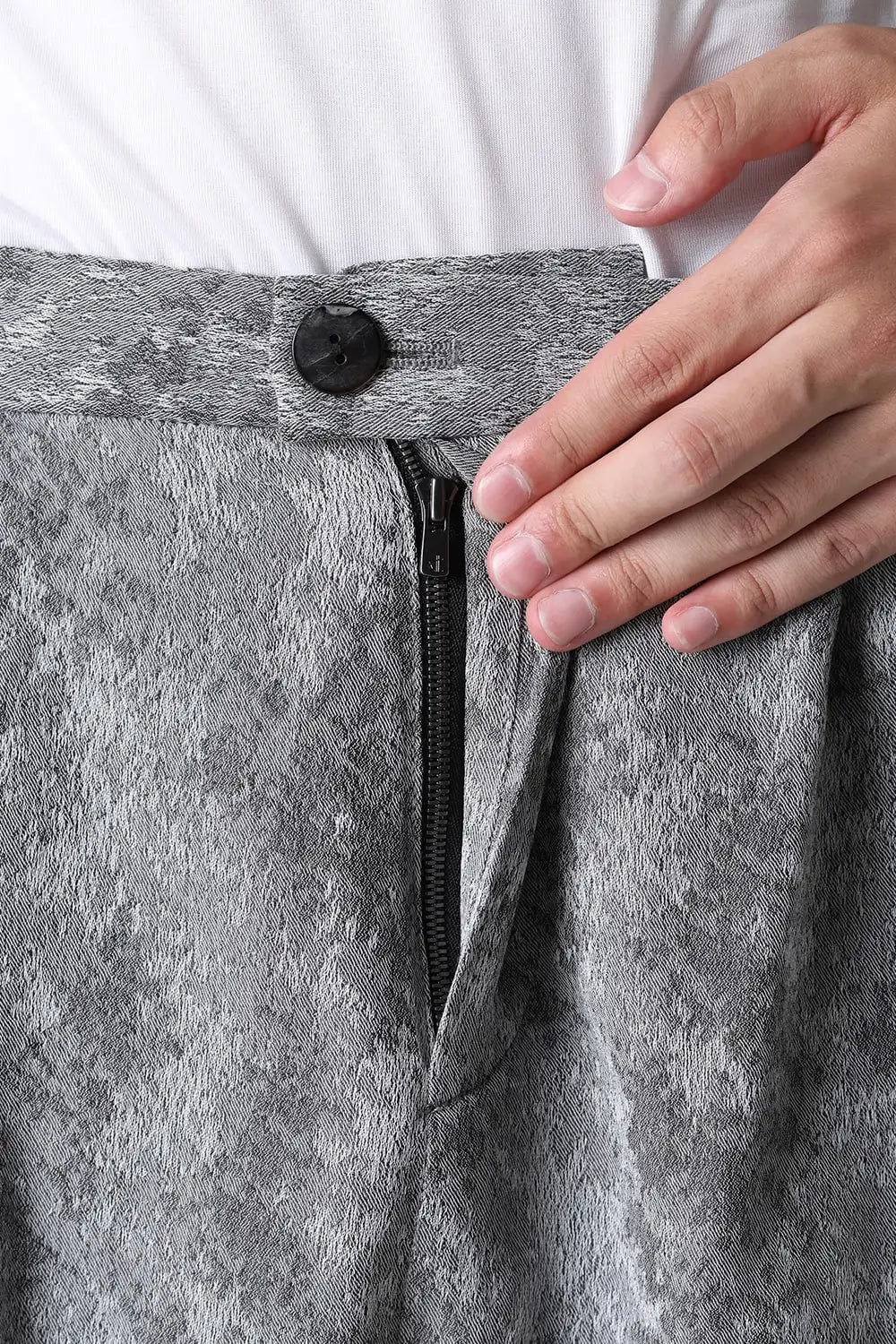 Pre-dyed Jacquard Pants