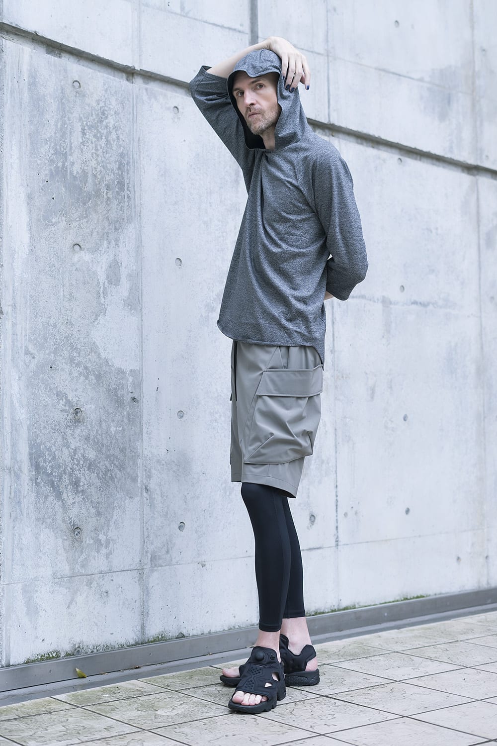 3/4 SLEEVE PARKA Gray - CM-1804