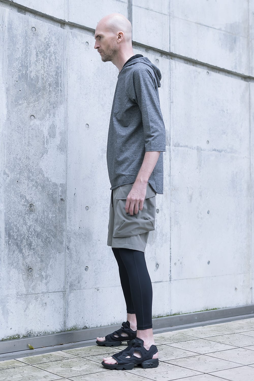 3/4 SLEEVE PARKA Gray - CM-1804