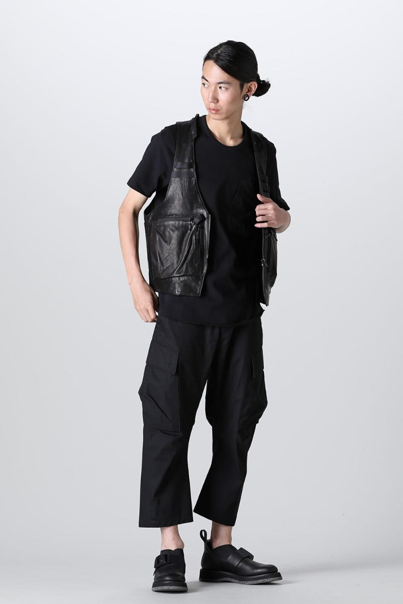 Tactical Leather Cargo Vest