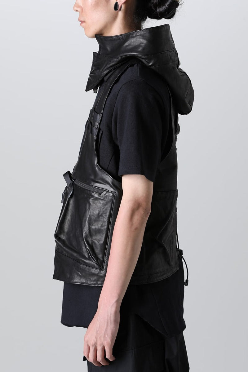 Tactical Leather Cargo Vest