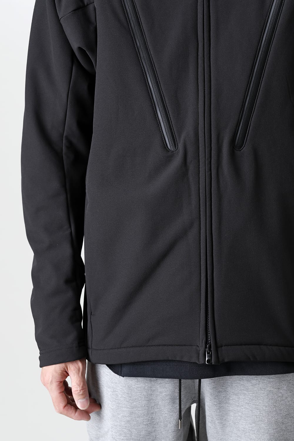 Vacuum Neck Soft Shell Parka Black